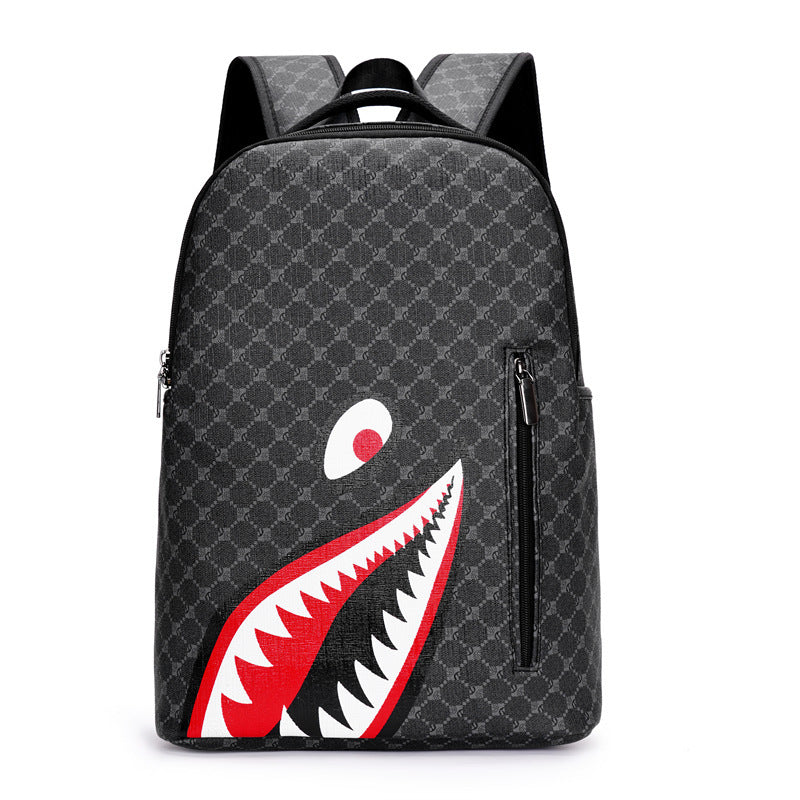 Luxury Shark Backpack – Large Capacity (Unisex)