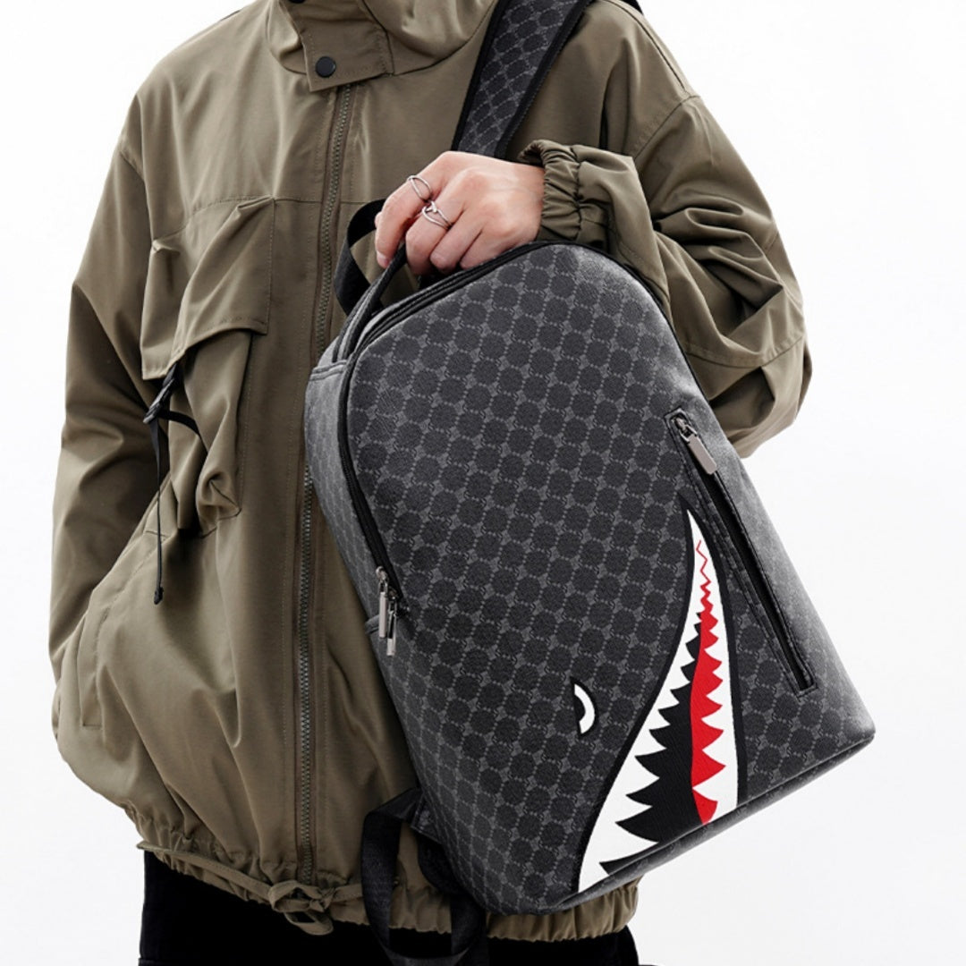 Luxury Shark Backpack – Large Capacity (Unisex)