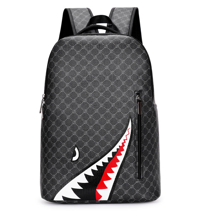 Luxury Shark Backpack – Large Capacity (Unisex)