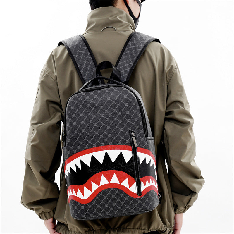 Luxury Shark Backpack – Large Capacity (Unisex)