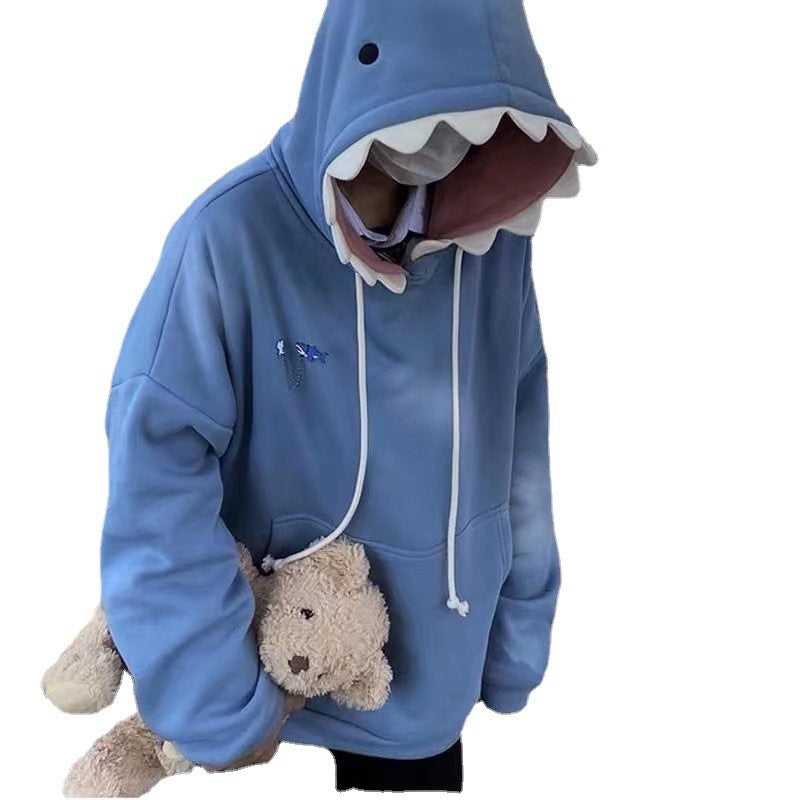 Soft Girl Shark Hat Cute And Funny Sweater